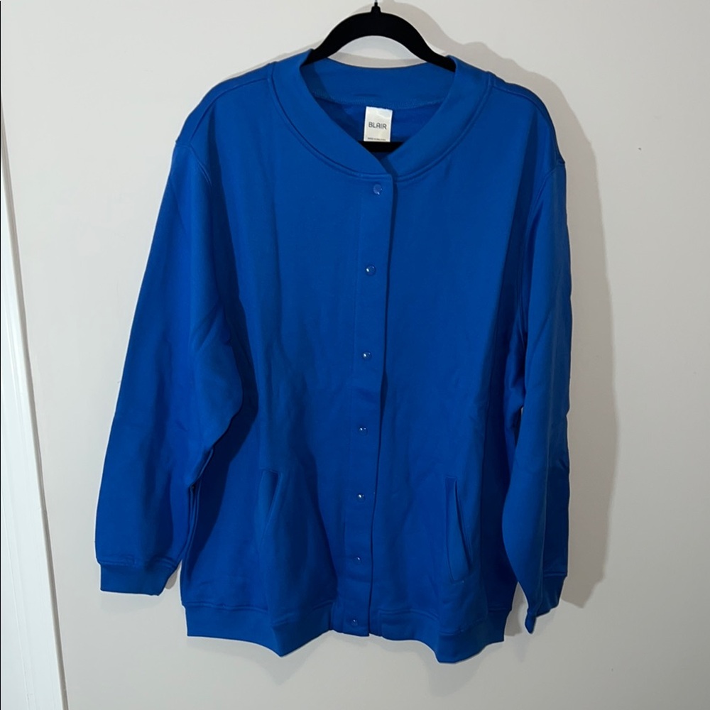 Blair Vintage Varsity Snap Front Jacket NWT